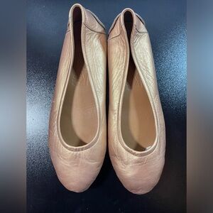 Salvatore Ferragamo Tan Leather Flats